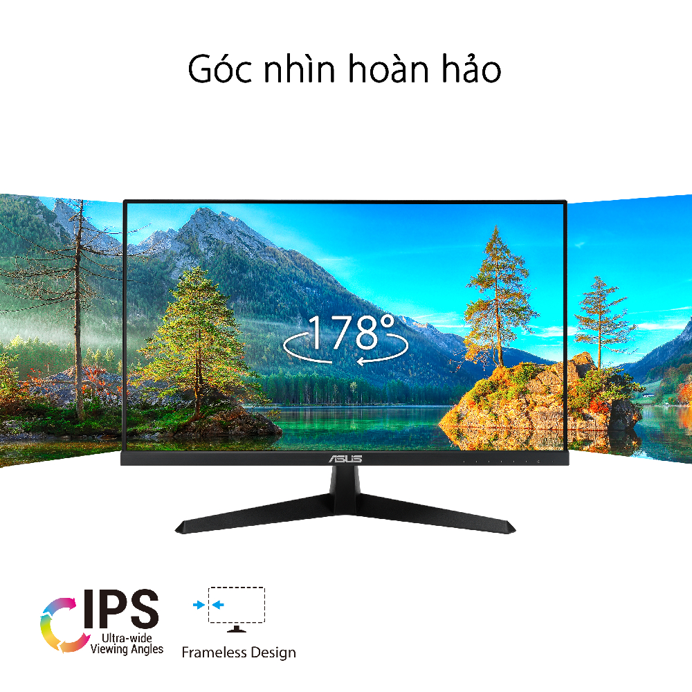 Màn hình Chơi Game Bảo vệ mắt VY249HGE 24" IPS 1ms MPRT 144Hz FreeSync Premium Viền mỏng Chống khuẩn