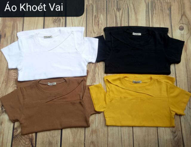 Áo Khoét Vai Thun gân | BigBuy360 - bigbuy360.vn
