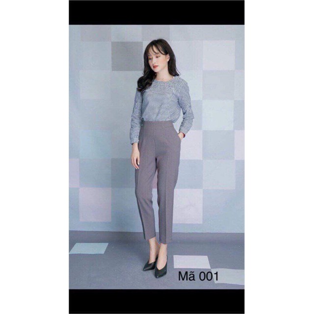 QUẦN BAGGY CÔNG SỞ KHOÁ GIỌT LỆ