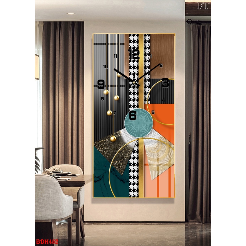 Tranh Đồng Hồ Tráng Gương Cao Cấp SGP21322-14