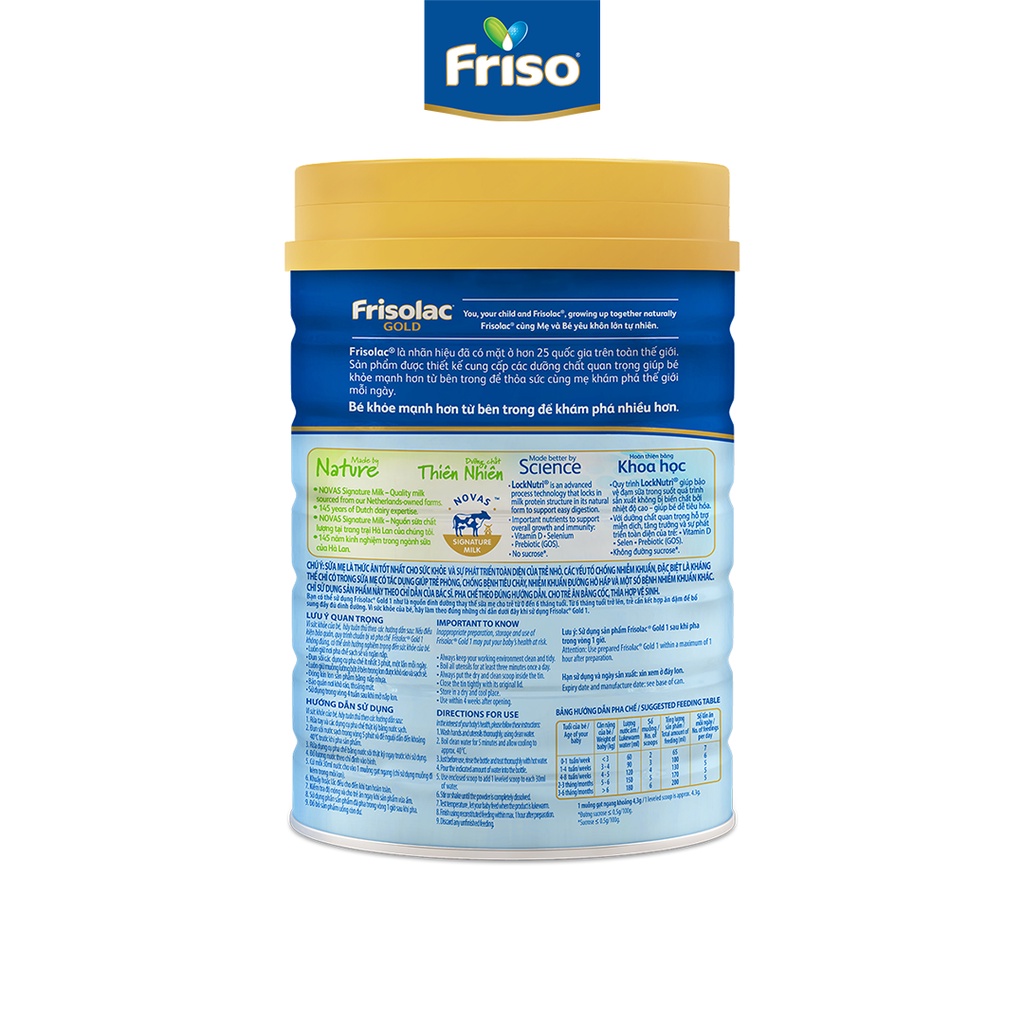 Sữa Bột Frisolac Gold 1 380g