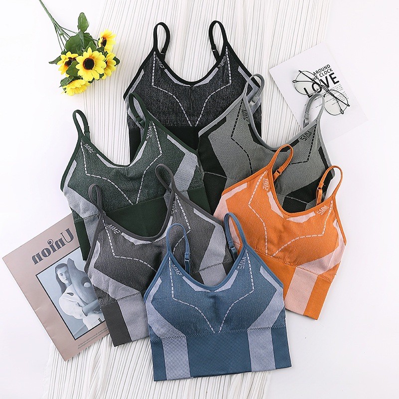 Áo bra gym yoga thể thao dáng crotop caro chất đẹp H097 - HD365