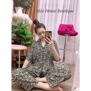 Đồ Bộ Dài Cánh Dơi Bigsize 40-90kg Lụa Hàn Mịn Mát Mặc Nhà