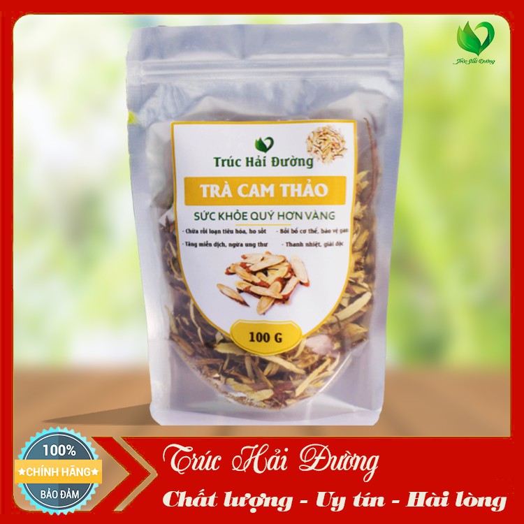 ✅[CHÍNH HÃNG]Cam Thảo Thanh Nhiệt Uống Kèm TRÀ HOA CÚC (Loại Đẹp) 100g