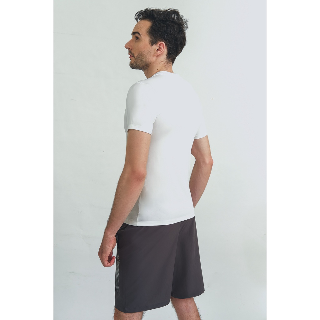 Áo T-shirt ngắn tay nam AM MT077 cổ tròn, dáng slimfit, thấm hút mồ hôi, nhanh khô. Sport1