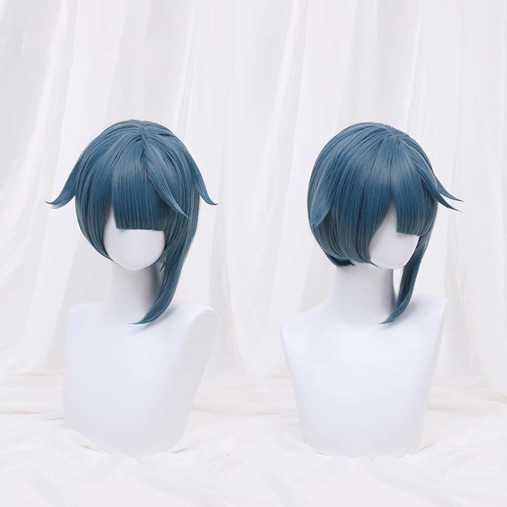 Bộ Tóc Giả Ngắn Bằng Sợi Tổng Hợp Chịu Nhiệt Hóa Trang Genshin Va Chạm Vào Mùa Thu
