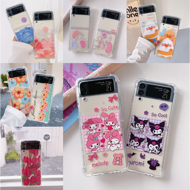 Ốp Điện Thoại TPU Mềm Chống Sốc Họa Tiết Hoạt Hình Cho Samsung Galaxy Z Flip 4 5G