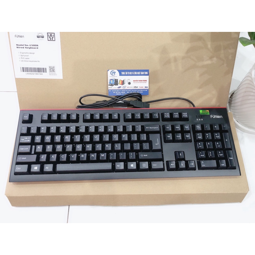 Bàn Phím có dây Fuhlen L500s Gaming | L411 USB - Hàng Chính Hãng Ninza BH 2 Năm | BigBuy360 - bigbuy360.vn