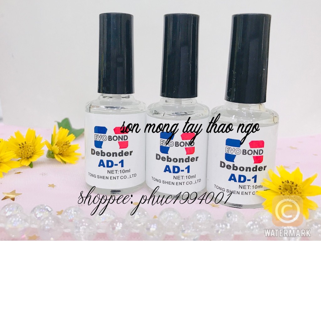 Nước làm sáng đá nail - tháo đá tháo móng nail 1 chai