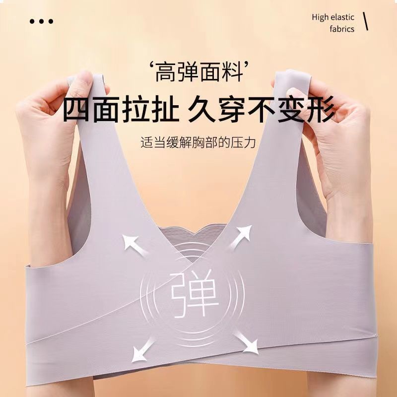 Áo Ngực Thể Thao Không Gọng Không Đường May Chống Chảy Xệ Dây Dễ Điều Chỉnh Cho Nữ