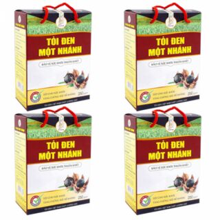 Combo 4 hộp Tỏi đen 1 nhánh