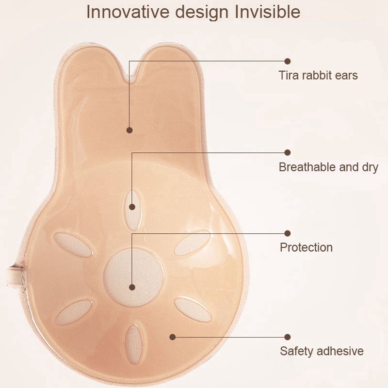 Mieesng dasn nâng ngực tàng hình tự dính thiết kế hình thỏ có thể tái sử dụng dành cho nữ | BigBuy360 - bigbuy360.vn