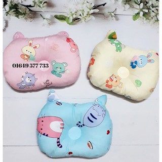 Gối lõm thô lụa sơ sinh cho bé hàng đẹp 1