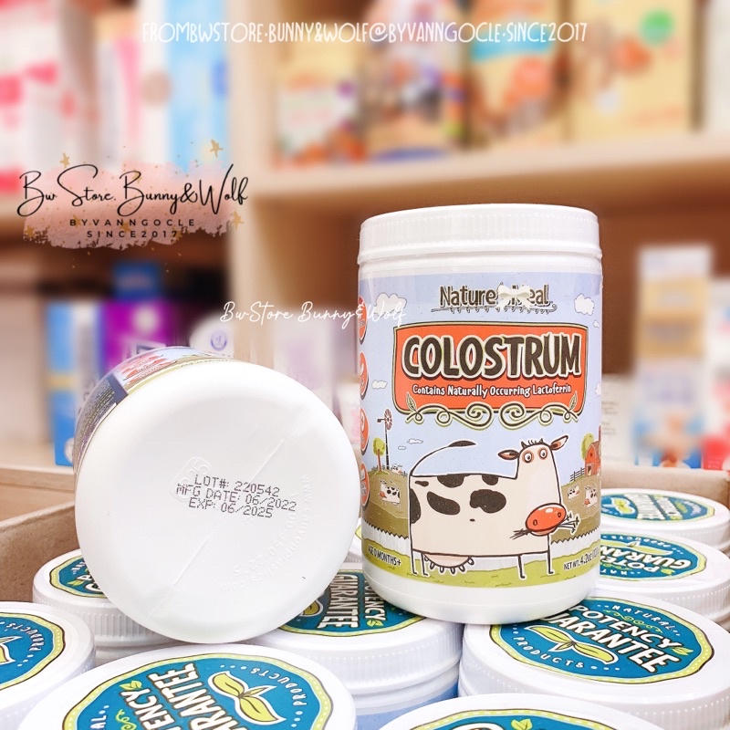 Sữa Non Colostrum + Lactoferrin Nature's Meal USA Hộp 120gr cho bé từ sơ sinh [Hàng Air - Date mới nhất]