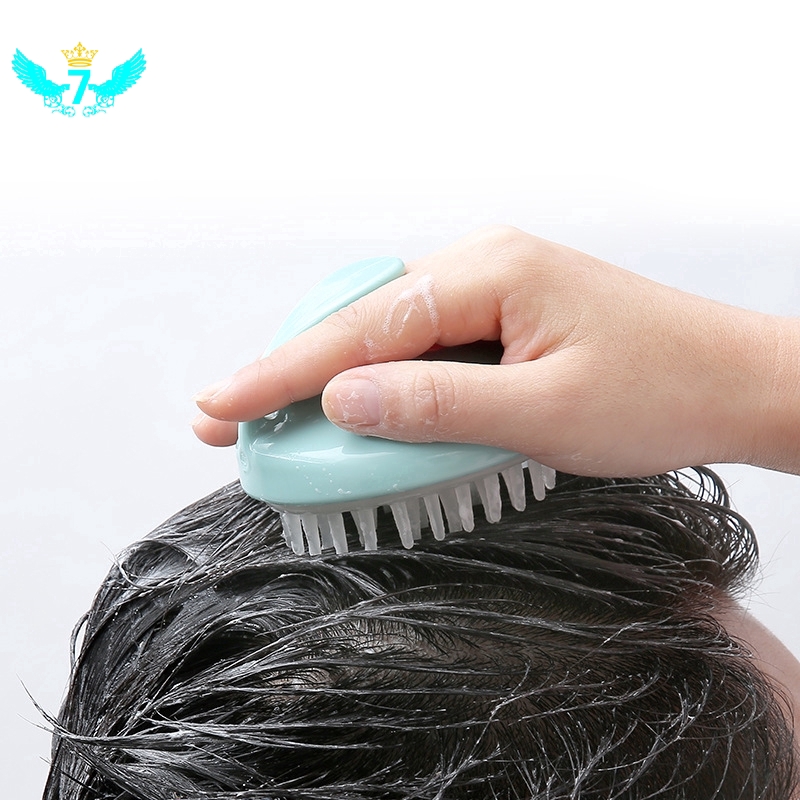 [Hàng mới về] Bàn Chải Silicone Mềm Tiện Dụng Để Mát Xa Da Đầu Thoải Mái Cho Nữ