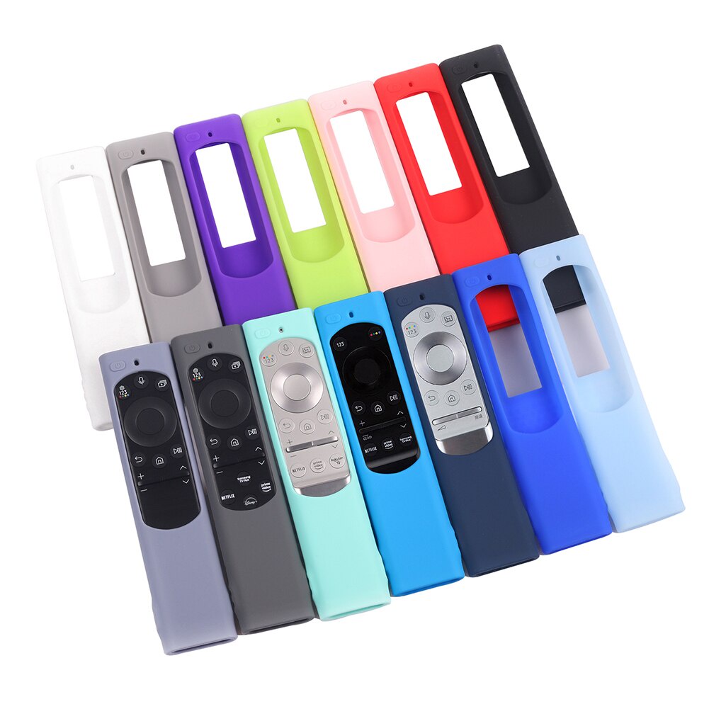 Ốp Dẻo Silicon Bọc Remote TV Samsung QLED 2022 Năng Lượng Mặt Trời