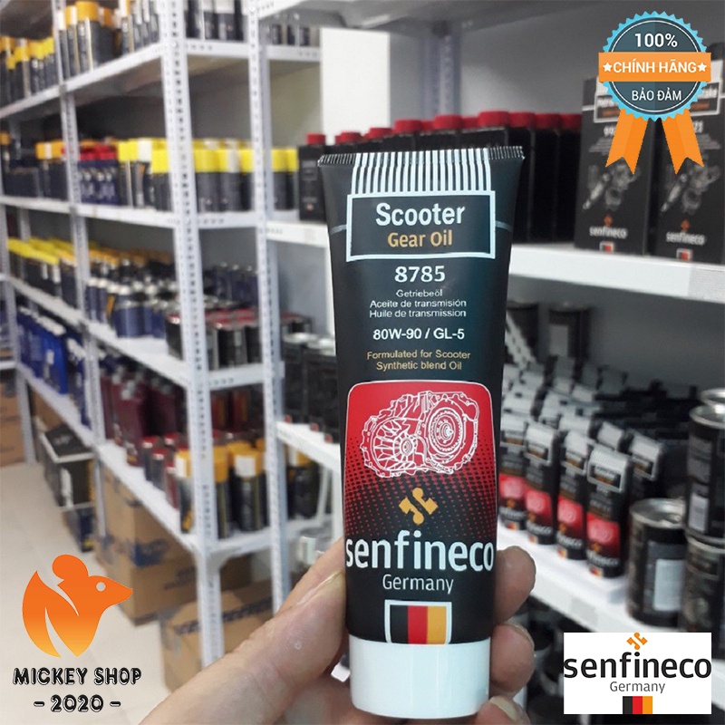 Dầu nhớt hộp số, nhớt láp Senfineco Scooter Gear Oil 80W-90 120ml - CHÍNH HÃNG