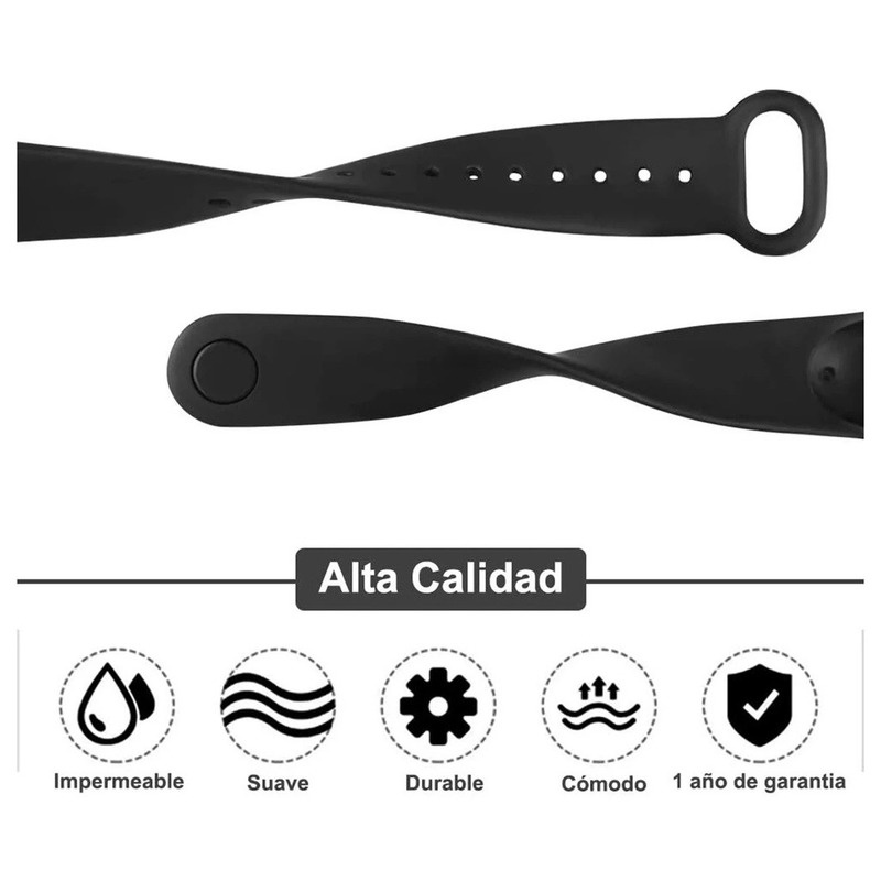 Dây Đeo Thay Thế Chất Liệu Silicon Nhiều Màu Cho Xiaomi Mi Band 7/6/5/4/3 Miband 7