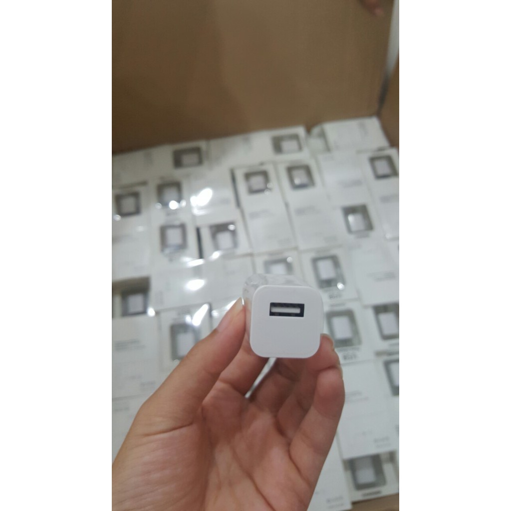 Củ Sạc USB Dành Cho Điện Thoại Android, Iphone MÀU TRẮNG