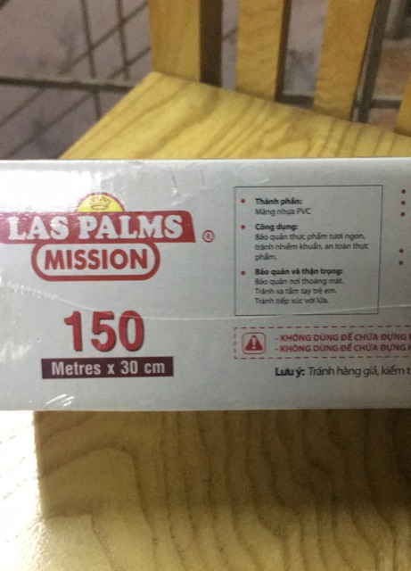 Màng bọc thực phẩm Las Palms Misson 150mx30cm