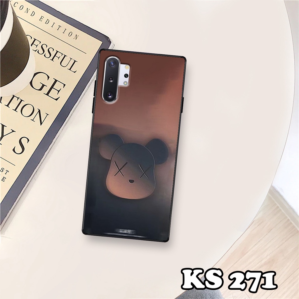 Ốp lưng Samsung Note 10 - Samsung Note 10 Plus - Samsung Note 10 Lite - Ốp in hình Gấu B.Ŗİ.ÇK - Lưng nhám viền TPU