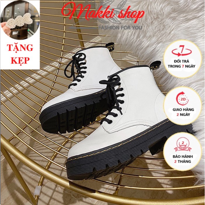 Bốt nữ cổ cao Martin, boot nữ cao cấp thời trang giá rẻ MAKKI SHOP TD415