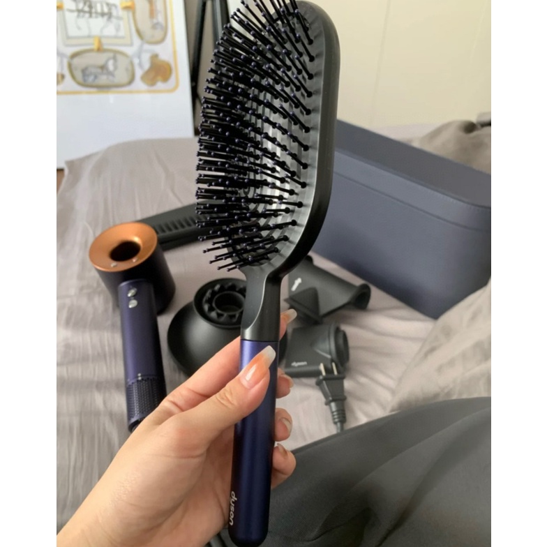 Bộ Dụng Cụ Tạo Kiểu Tóc Dyson Màu Xanh Dương Phong Cách Nga