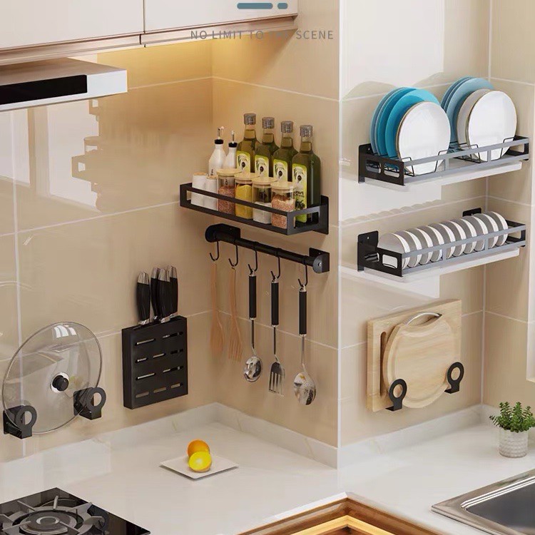 Kệ chén đĩa inox tĩnh điện dán tường | BigBuy360 - bigbuy360.vn