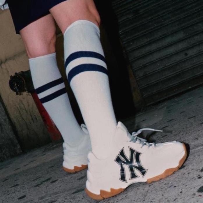 Giày thể thao MLB đế nâu bản trung đế tách hot trend nam nữ kiểu dáng sneaker