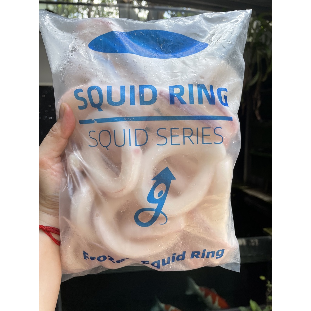 Mực ống cắt khoanh gói 1kg loại ngon