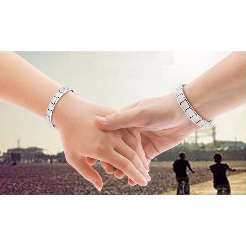 Vòng Tay Nam Châm Phong Thủy Germanium Cho Tình Nhân