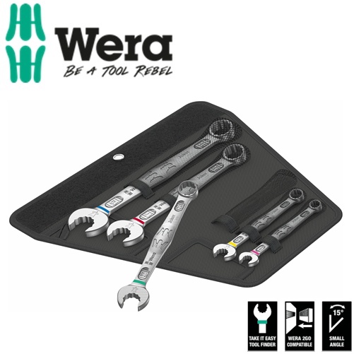 Bộ cờ lê tròng 5 cái 6003 Joker 5 Set 1 ring spanner set Wera 05020230001
