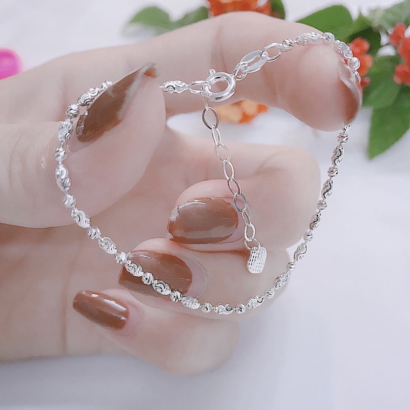 Lắc tay Bi nữ Bạc S925 Ý , sáng bóng , ai đeo cũng đẹp - Vàng Bạc Khải Khải