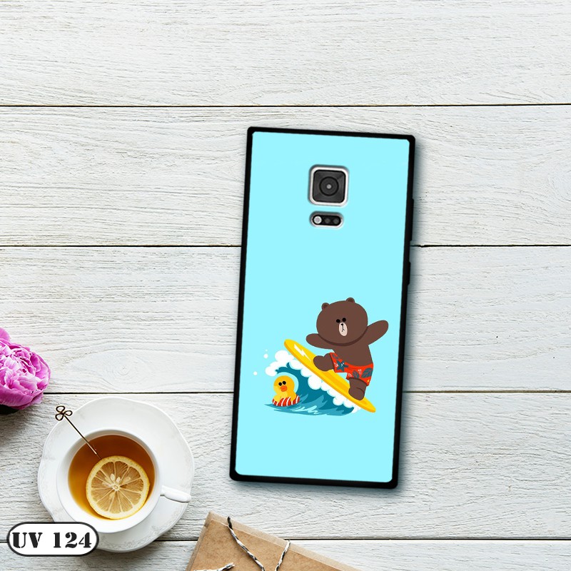 Ốp lưng điện thoại Samsung Galaxy Note 4  - lưng nhám viền dẻo