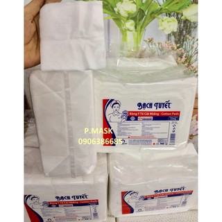 Bông Cắt Sẵn 10x10 Gói 250g - Hàng chính hãng  Bông Bạch Tuyết