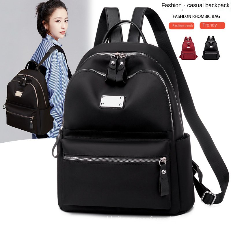 Ba Lô Vải Oxford Sức Chứa Lớn Thời Trang Đơn Giản Nhiều Màu Sắc Phong Cách Hàn Quốc Cho Nữ