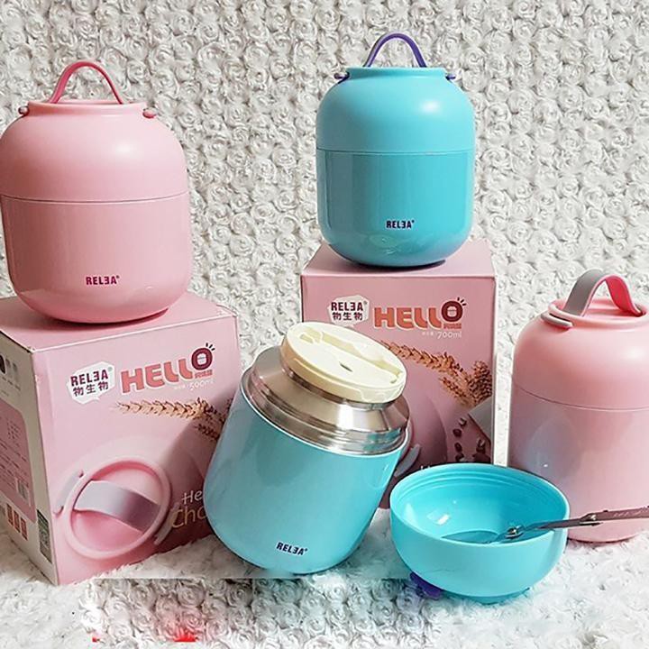 Bình ủ cháo giữ nhiệt Relea 700ml