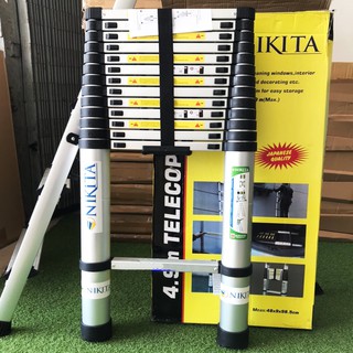 Thang nhôm rút 4.9m Nikita Nhật Bản KN-R49