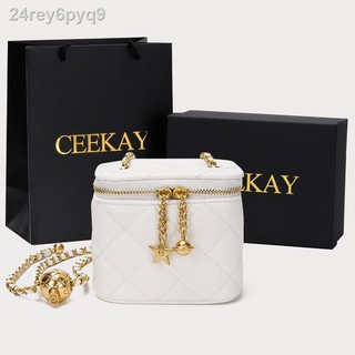 túi xách vascara☍◊Túi siêu mini CEEKAY 2021 new ins fashion wild chain nhỏ đeo vai đựng son môi Nữ
