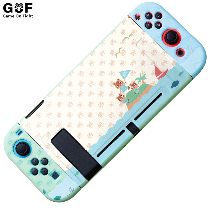 Vỏ Bảo Vệ Bằng pu Mềm Nhám Hình Động Vật Cho Máy Chơi Game nintendo switch