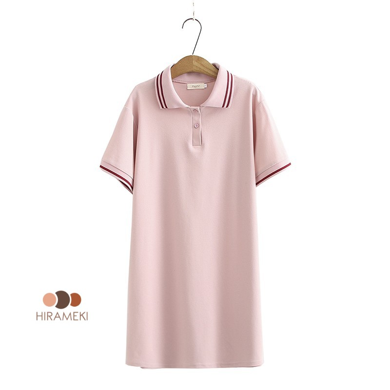 [BIGSIZE] ĐẦM THUN POLO CỔ SƠ MI VẢI THUN CÁ SẤU 60-105KG - D73 | BigBuy360 - bigbuy360.vn