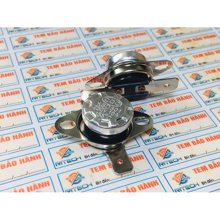 Combo 5 chiếc Relay nhiệt KSD301 155 độ 10A 250V thường đóng