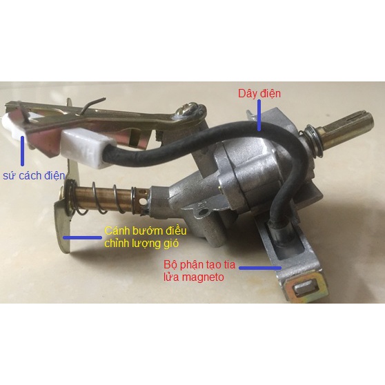 Cụm đánh lửa bếp gas , IC đánh mồi lửa bếp ga + Kèm ron,ốc - thay thế các loại bếp gas dương phổ thông