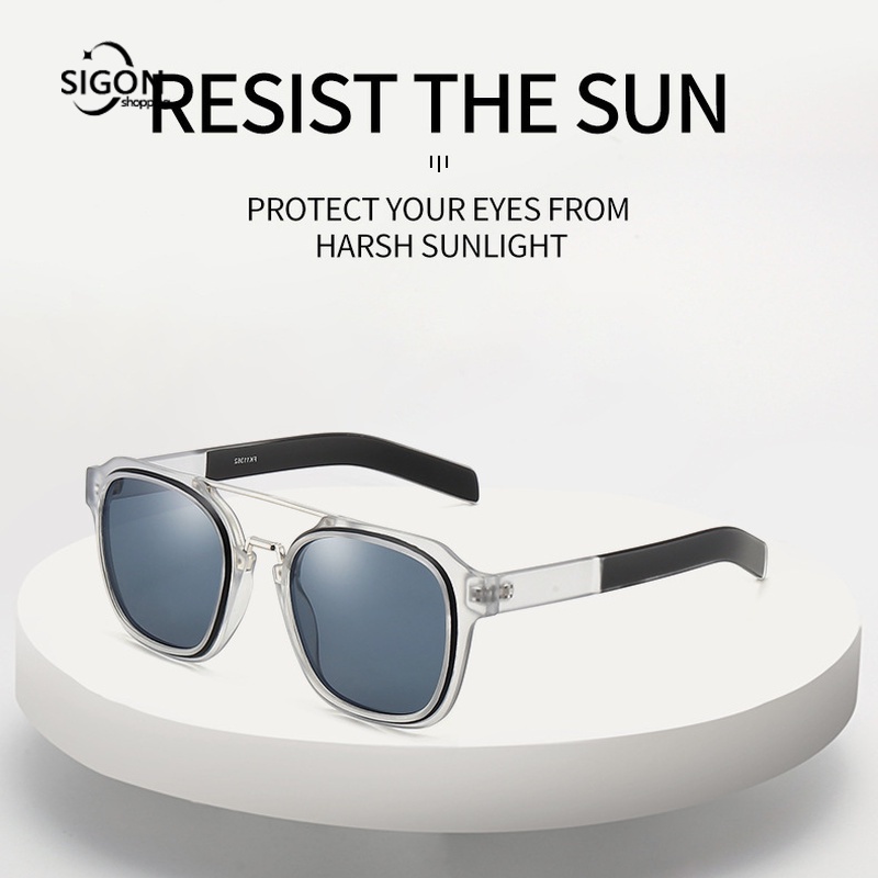 Kính Mát Gọng Vuông Chống Tia UV Thời Trang