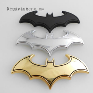 1 miếng dán Logo hình dơi 3D trang trí xe hơi