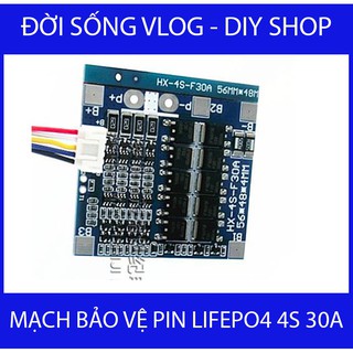Mạch bảo vệ pin Lìfeppo4 HX-4S-30A 14V8.