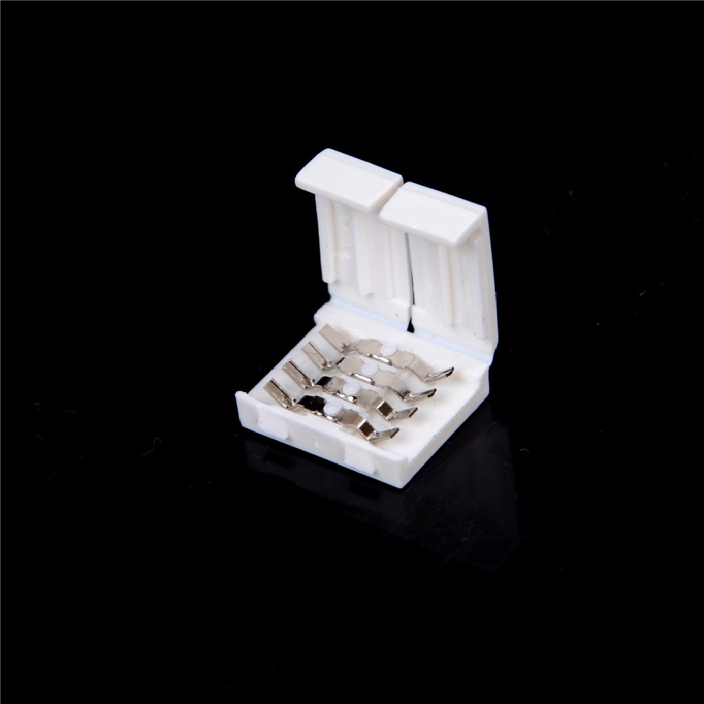 Bộ 10 Đầu Nối 10mm RGB 4-PIN Chuyên Dụng Cho Đèn LED 5050 RGB
