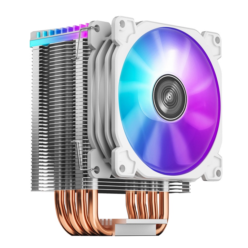 Tản Nhiệt CPU Jonsbo CR1400 White LED RGB Auto (4Pin PWM) - Tản Nhiệt Khí CPU 4 Ống Đồng