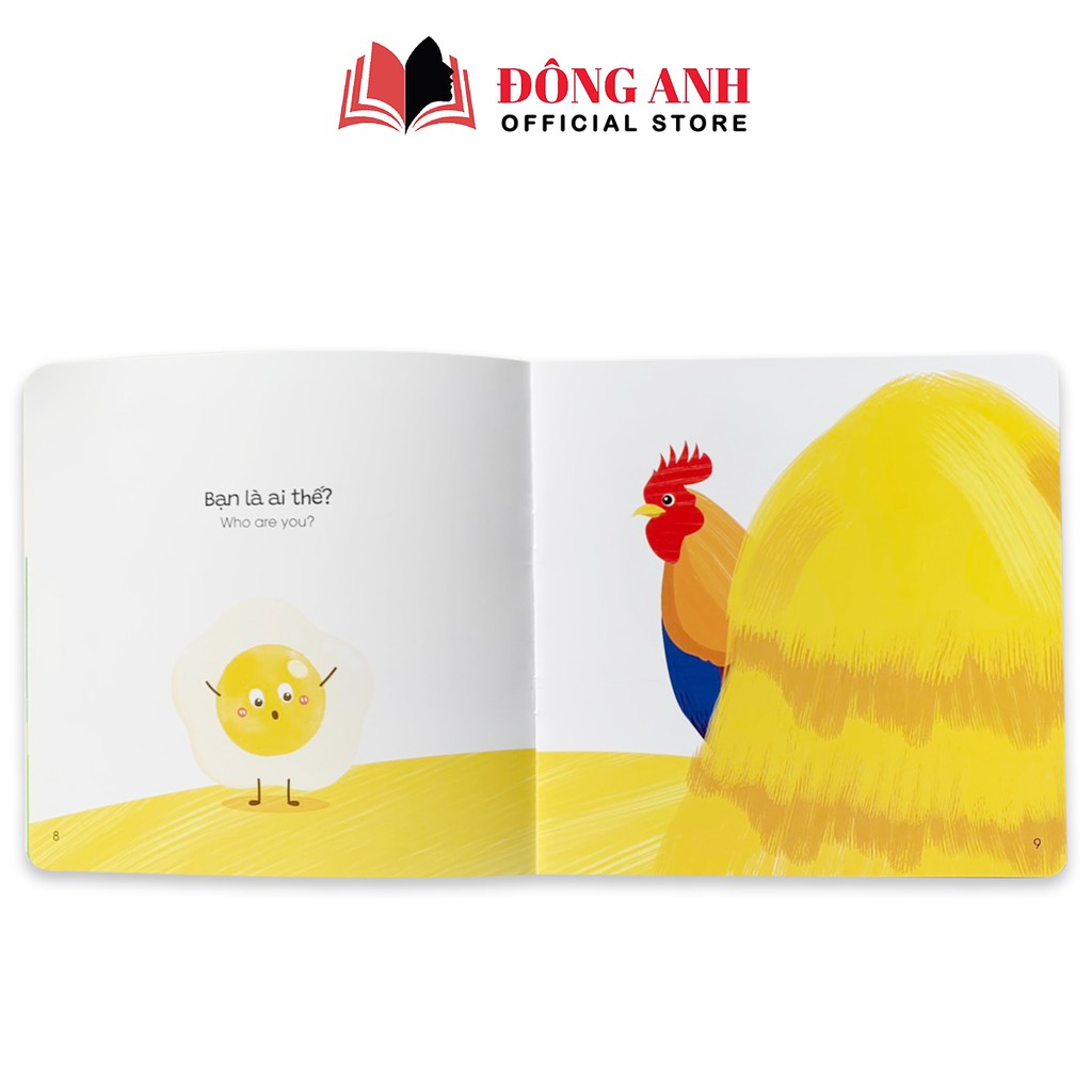 Sách - Ehon Song Ngữ 10 cuốn dành cho bé từ 0-6 tuổi có file nghe