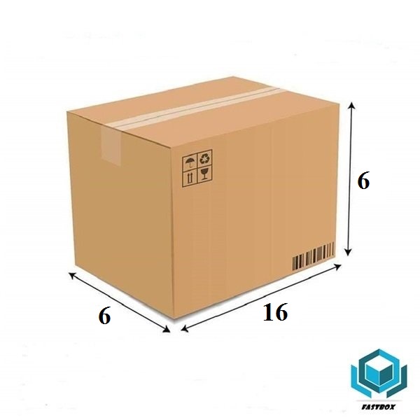 Fastbox - Thùng carton size 16x6x6 Cm Hộp carton giá rẻ
